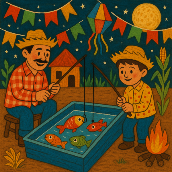 Pescaria em Festa Junina